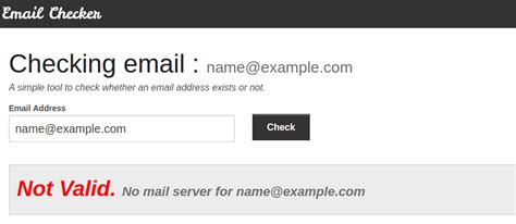 email address checker
